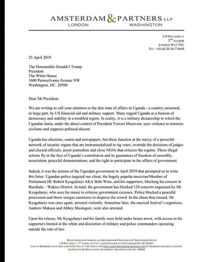 The front page - Letter to Donald Trump