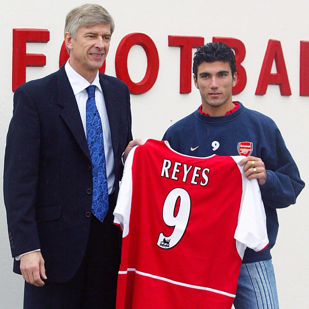 Reyes Joining Arsenal FC in the 03/04 season